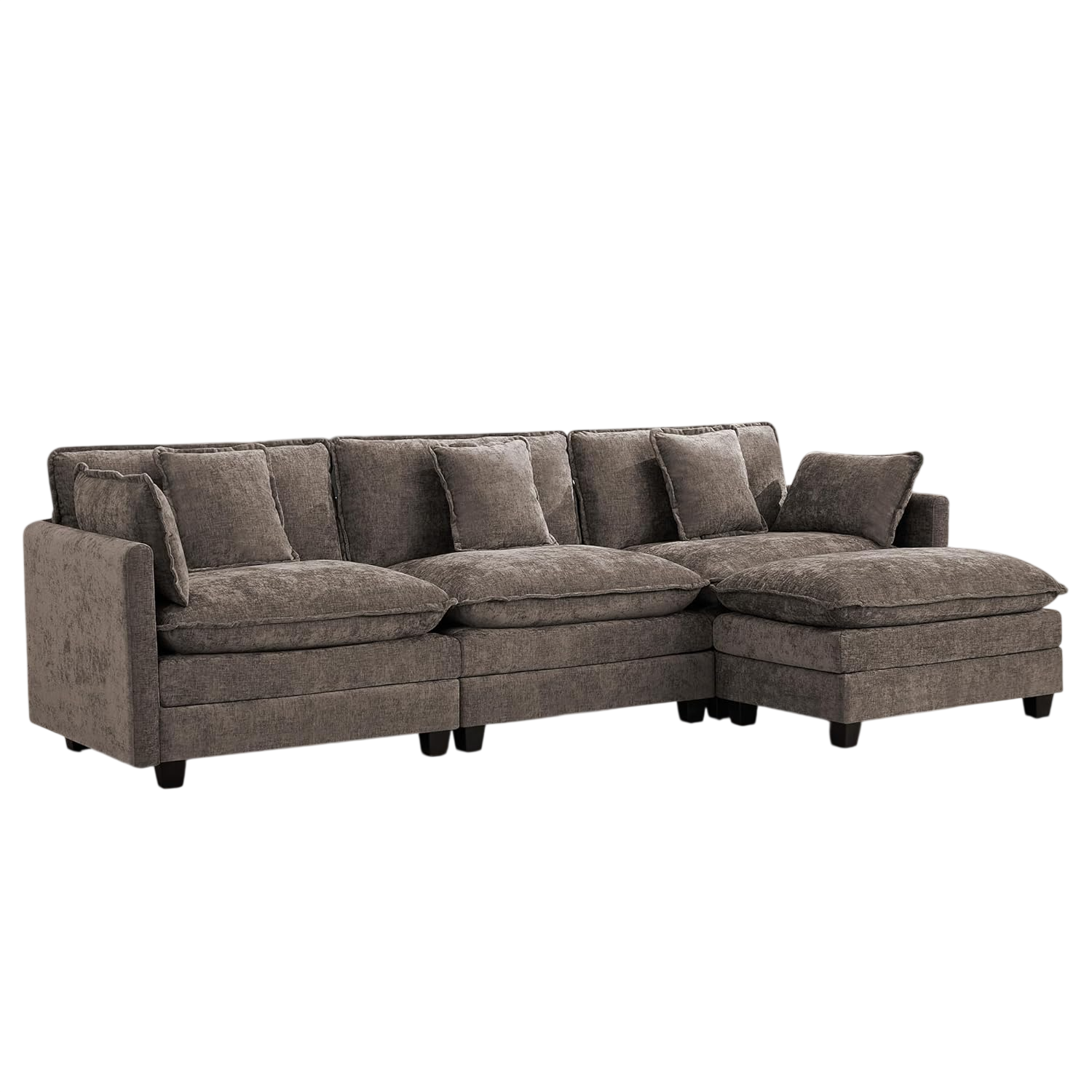 Broyhill 111'' Sectional Cloud Deep Seat Couch