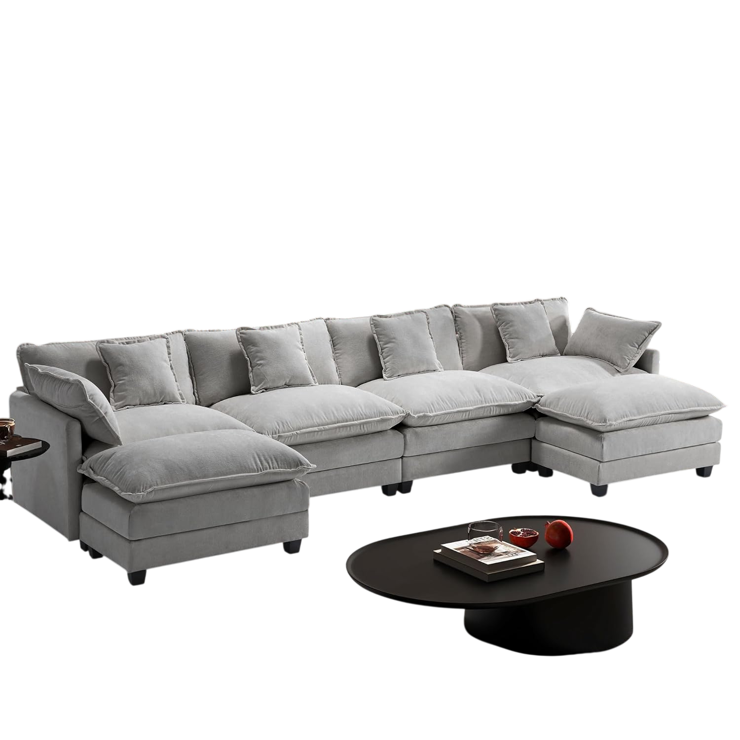146" U-Shaped Modern Sofa by Broyhill