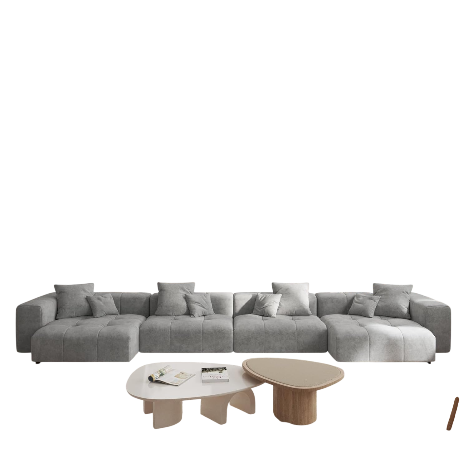 183" Oversized Modular Sectional Sofa
